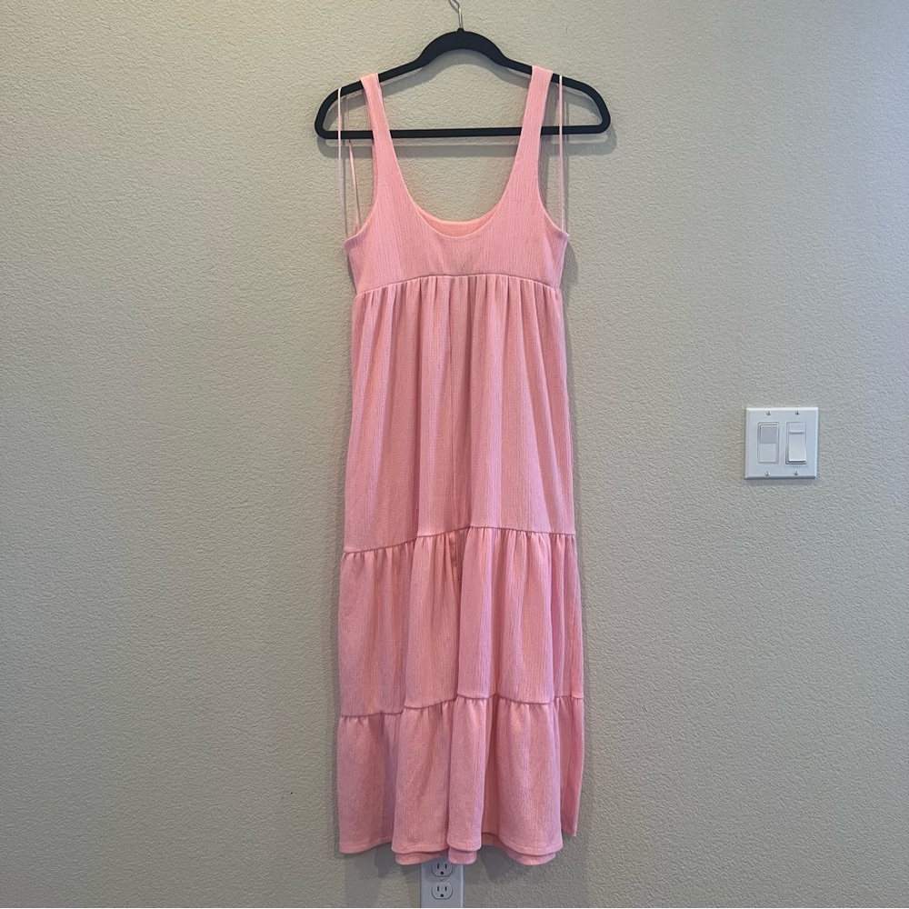 Free People • Electric Pink Beach Reel Love Midi Dress • Size XS - Picture 5 of 9
